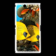 Coque Sony Xpéria Z Ultra Poissons exotiques jaune 5