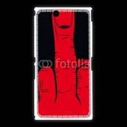 Coque Sony Xpéria Z Ultra Red hand show fuck