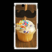 Coque Sony Xpéria Z Ultra Cupcake moustache
