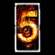 Coque Sony Xpéria Z Ultra Cinq en feu