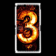 Coque Sony Xpéria Z Ultra Trois en feu