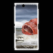 Coque Sony Xpéria Z Ultra Enorme poisson chassant bateau de pêcheurs