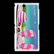 Coque Sony Xpéria Z Ultra La vie en rose à la plage