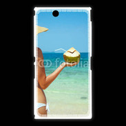 Coque Sony Xpéria Z Ultra Cocktail noix de coco sur la plage 5