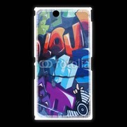 Coque Sony Xpéria Z Ultra Graffiti sur un mur
