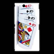 Coque Sony Xpéria Z Ultra Carré de dames au poker