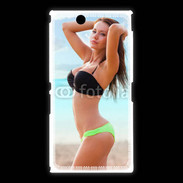 Coque Sony Xpéria Z Ultra Belle femme à la plage 10