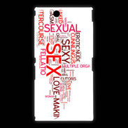 Coque Sony Xpéria Z Ultra Nuage de mots sexy 2