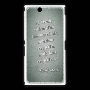 Coque Sony Xpéria Z Ultra Vraie valeur Vert Citation Oscar Wilde