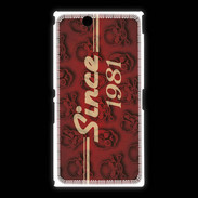 Coque Sony Xpéria Z Ultra Since crane rouge 1981