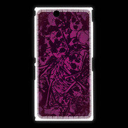 Coque Sony Xpéria Z Ultra Skull and bones Rose