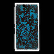 Coque Sony Xpéria Z Ultra Skull and bones Bleu