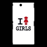 Coque Sony Xpéria Z Ultra I love Girl
