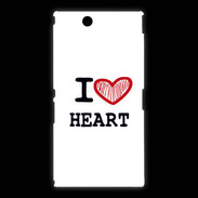 Coque Sony Xpéria Z Ultra I love Heart