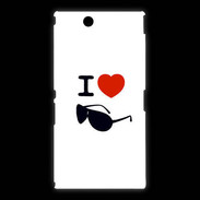 Coque Sony Xpéria Z Ultra I love Lunette Fun 2