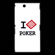 Coque Sony Xpéria Z Ultra I love Poker Diamond