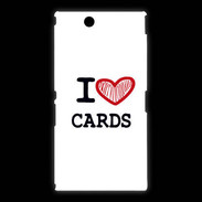 Coque Sony Xpéria Z Ultra I love Poker Heart