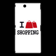 Coque Sony Xpéria Z Ultra I love Shopping