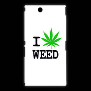 Coque Sony Xpéria Z Ultra I love Weed