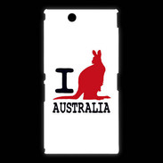 Coque Sony Xpéria Z Ultra I love Australia 2