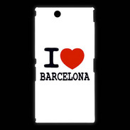 Coque Sony Xpéria Z Ultra I love Barcelona