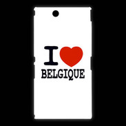 Coque Sony Xpéria Z Ultra I love Belgique