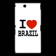 Coque Sony Xpéria Z Ultra I love Brazil