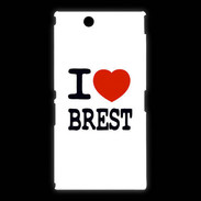 Coque Sony Xpéria Z Ultra I love Brest