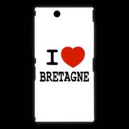 Coque Sony Xpéria Z Ultra I love Bretagne