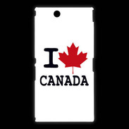 Coque Sony Xpéria Z Ultra I love Canada 2