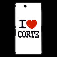 Coque Sony Xpéria Z Ultra I love Corte