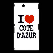 Coque Sony Xpéria Z Ultra I love Cote d'Azur