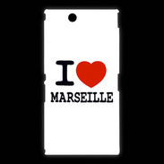 Coque Sony Xpéria Z Ultra I love Marseille