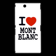 Coque Sony Xpéria Z Ultra I love Mont Blanc