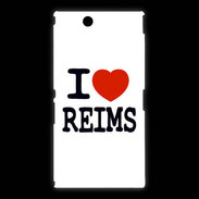 Coque Sony Xpéria Z Ultra I love Reims
