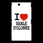 Coque Sony Xpéria Z Ultra I love Sable d'Olonne