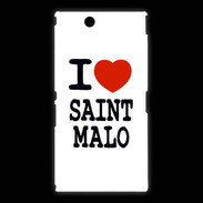 Coque Sony Xpéria Z Ultra I love Saint Malo