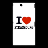 Coque Sony Xpéria Z Ultra I love Strasbourg