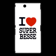 Coque Sony Xpéria Z Ultra I love Super Besse