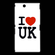 Coque Sony Xpéria Z Ultra I love UK