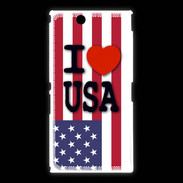 Coque Sony Xpéria Z Ultra I love USA 3