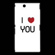 Coque Sony Xpéria Z Ultra I love you