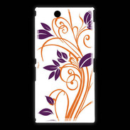 Coque Sony Xpéria Z Ultra motif flora violet