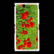 Coque Sony Xpéria Z Ultra DP champs de coquelicots