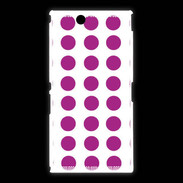 Coque Sony Xpéria Z Ultra pois framboise