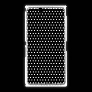 Coque Sony Xpéria Z Ultra pois noir & blanc