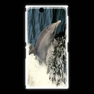Coque Sony Xpéria Z Ultra Coque Dauphin et vague