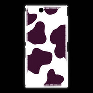 Coque Sony Xpéria Z Ultra vache prune