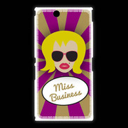 Coque Sony Xpéria Z Ultra Miss business Blonde