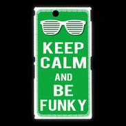 Coque Sony Xpéria Z Ultra Keep Calm Funky Vert